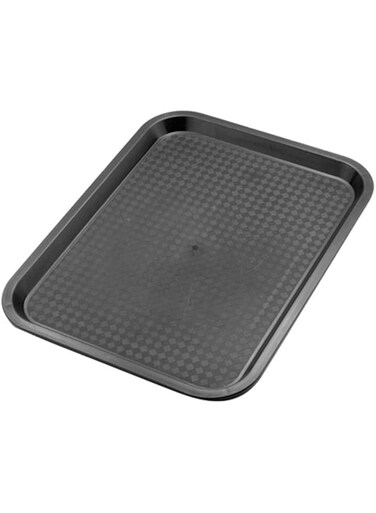 Sunnex Polypropylene Fast Food Tray 81340K, 45.5 x 35.5 cm, Black