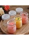Generic 6PCS Yogurt Glass Jar with Lid, Pudding Glass Jar, Mini Yogurt Dessert Clear Glass Jar for Jelly/Honey/Jam/Mousse/Cake/Milk Small Glass Bottles(200ml)