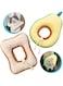 Tazweeq Adjustable Cat Cone, Cat Recovery Collar, Cat Cones After Surgery Soft Cat Collar Elizabethan Collar Donut Toast Neck Cone Collar with Edge for Kitten and Cats(2 Pieces)