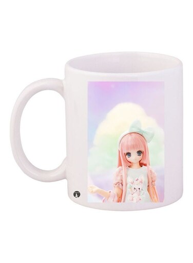 Printed Ceramic Coffee Mug Multicolour