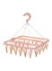32-Piece Plastic Hanging Clips Pink