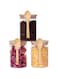 SKY-TOUCH 3Pcs Glass Jars with Bamboo Lids &amp; Spoons : 550ml Airtight Glass Spice Jars Clear Sugar Container Food Storage Containers for Coffee Beans Spice Sugar Tea Nuts Candy Salts