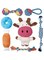 valuxe Pet Toys Gift Set for Aggressive Chewers, 7 Pack Small Dog Toys Cat Toys, Cute Squeaky Dog Toys, Durable Puppy Teething Toys, Rope Toys Puppy Chew Toys, Non-Toxic and Safe for Dogs and Cats