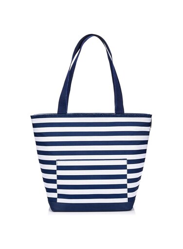 meteor Insulated Thermal Cool Bag Large Box Picnic Camping Food Drink Lunch Festival Food Hot Cold (Floe 20L, Stripes)