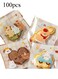 Biscuit Packaging Bag Snowflake Pastry Nougat Bag DIY Candy Cookie Sealing Bag
