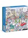 Galison Michael Storrings Christmas in Paris 1000 Piece Foil Puzzle