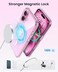 Ultra Clear Magnetic Military Grade Drop Protection Case Cover for IPhone 16 Plus, Magnetic Charging (IPhone 16 Plus)