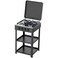 4-Burner Gas Stove, Electronic Ignition, Integrated Stand, Camping kitchen, Home, Outdoor