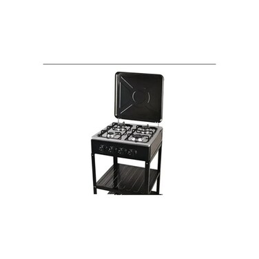 4-Burner Gas Stove, Electronic Ignition, Integrated Stand, Camping kitchen, Home, Outdoor