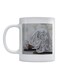 Prayer Printed Ceramic Coffee Mug White/Beige/Brown 350ml
