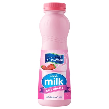 Al Rawabi Strawberry Milk, 500ml