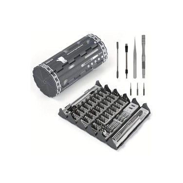 128-in-1 Multi-Function Precision Screwdriver Set with Magnetic Handle &amp; Storage Box