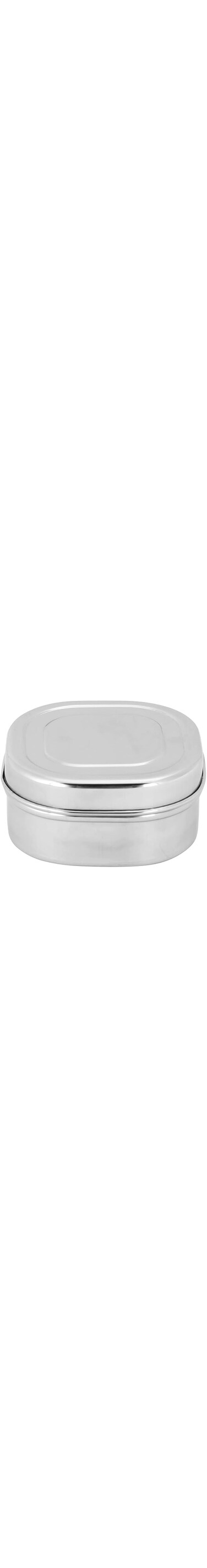 Royalford 10 CM Stainless Steel Square Dabba- RF11701 Airtight Container to Keep Food Fresh  Compact, Portable Design, Ideal for Puris, Rice, Rotis  Silver