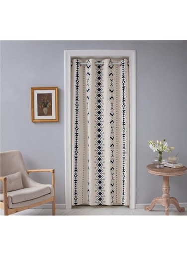 F-CHU Boho Door Curtains for Doorways Privacy,Room Divider Curtains, Insulated Curtains,1 Panel 47x79 inch,Suitable for Door Width27-39inch (NOT Include Rome Bar, Telescopic Rod)