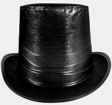 Stovepipe Hat Black