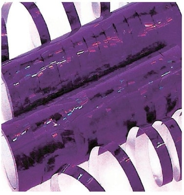 Serpentines 7mmx18Throwsx4m Holographic Purple