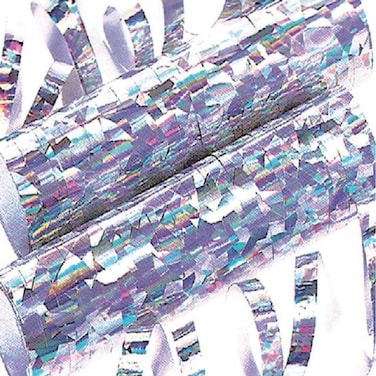 Serpentines 7mmx18Throwsx4m-Holographic Silver