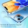 Muzz Crystal Clear Case for iPhone 14, Silicone, TPU Material, Ultra Thin, Transparent (iPhone 14)
