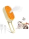 AoMige Cat Brush,3 in 1 Steam Cat Brush Self Cleaning Cat Steam Brush for Massage, Cat Hair Brush for Removing Tangled and Loosse Hair Pet Hair Removal Comb for Cat and Dog