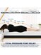 Galaxy Design Cool Tech Memory Foam (Visco) Mattress Topper Height Of 5 Cm With Removable Knitted Fabric Cover (Single - 90 X 200cm)
