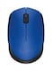 Logitech M170 2.4G Wireless Optical Mouse Ergonomic Symmetrical Mouse with 10m Wireless Transmission Distance Plug and Play Blue Blue