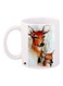 Deer Printed Coffee Mug White/Brown/Black