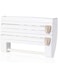Triple Paper Stand/Dispenser with Cutter for Foil, Tissue and Nylon, White, SSZ287
