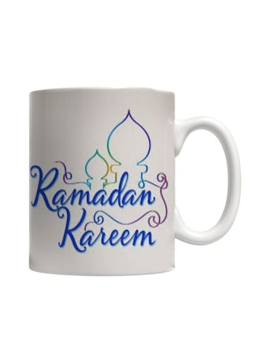 Ramadan Kareem Printed Mug White/Blue/Green
