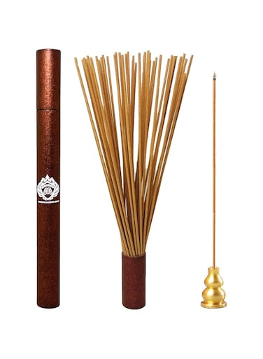 MRKOUD Premium Agarwood Incense Sticks, Pure Cambodian Agarwood Incense, 100% Natural Oud Bakhoor, Long-Lasting Aroma for Relaxation, Meditation, and Home Fragrance - (2mm x 21cm) 40 Sticks