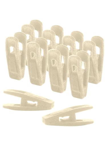 Red Dot Gift&reg; Velvet Clips, 20 Pack, Durable Non-Breaking Material, Suitable to Hang Many Types of Clothes. (Beige)