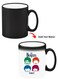 Color Changing Heat Sensitive Ceramic Mug, Image Revealed When HOT Liquid is Added! The beatles