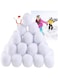 Excefore Indoor Snowballs for Kids Snow Fight, Parent-Child Interaction Snowball Fights, 3 Inch Christmas Winter Holiday Realistic Fake Snow Toys for Indoor and Outdoor Snow Fight or Toss Game