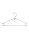 HANGER PLST. ARCH WHITE 6 PCS SET
