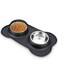 S2C Stainless Steel Pet Bowl, Non Slip Cat Bowl, Elevated Dog bowl, Cat Food Bowl, Cat Bowl Food and Water, Cats Accessories, Pet Bowl, Cat Plate, Dog Food Bowl, Dog accessories (MEDIUM SIZE)