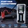 8000A Jump Starter with Air Compressor,26800mAh 160PSI Portable Jump Starter Battery Pack (All Gas/12L Diesel) Car Battery Jumper Starter Portable Jumper Cables with 3.4" LCD Display, Lights