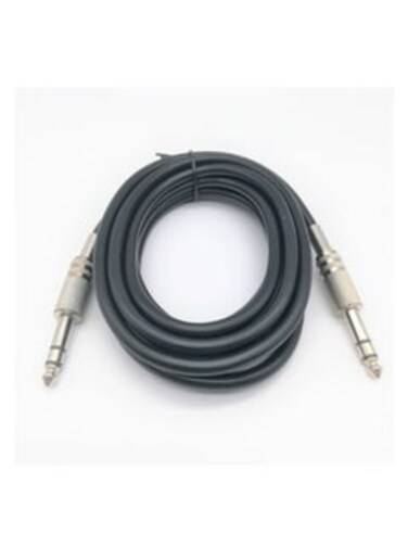Microphone Stereo Audio Cable Jack 6.3mm TRS Male to Male 3Meter