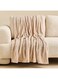 Box Wave Jacquard Flannel Throw - 130x160 cm