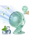 STAYOUNG Portable Desktop Clip Fan - Battery Powered USB Fan, 3 Speed Adjustable, Sturdy Clip, 720&deg; Rotation Personal Fan for Office, Home, Dormitory (Green)