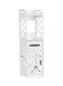 Storage Floor Corner Cabinet Free Standing Shelf Toilet Cupboard White 22*20*80cm