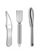 ALMEKAQUZ 3Pcs Fish Scaler Remover,Fish Scaler Brush,Stainless Steel Fish Cleaning Kit Fish Scaler,Fish Cleaning Tool,Fish Scales Skin,Scaler Scraper with Bottle Opener for Fish Scales Remover Peeling