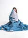 Summer Quilt Queen Size,Double Side Cooling Blanket for Hot Sleepers,Washable Lightweight Soft Breathable All Seasons Cooling Throw for Night Sweats,Blue Gray