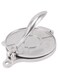 Tortilla Press, Tortillera Pataconera, Flour Tortilla Press, Quesadilla Maker, for Pizza Pie Patty Making (16cm Silver)