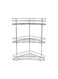 3 Layer Corner Rack Silver