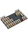 NIUBEE Adjustable Expandable Acrylic Spice Rack Tray - 4 Tier Spice Drawer Organizer for Kitchen Cabinets,2 Pack Black