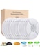 Khazna Pet Water Fountain Filter, 12-Pack Cat Fountain Filters, Filters for Pet Water Fountains, Round Replacement Cat Filters for 84oz/2.5L Water Fountain, Filters for Drinking Cat