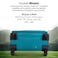 VIPTOUR Lightweight Single Fabric Luggage With 4 Spinner Wheels 20 Inch