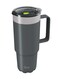 Tumbler Stainless Steel Cup with Handle &acirc;&euro;&ldquo; Double-Walled Vacuum Insulation for Hot &amp; Cold Beverages, 600ML Capacity, Ergonomic Design, Leak-Proof, Durable &amp; Eco-Friendly Travel Mug - Grey Grey