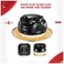 800W Air Fryer Lid for 6L Pressure Cooker, Adjustable Timer &amp; Temperature Control, Black Finish