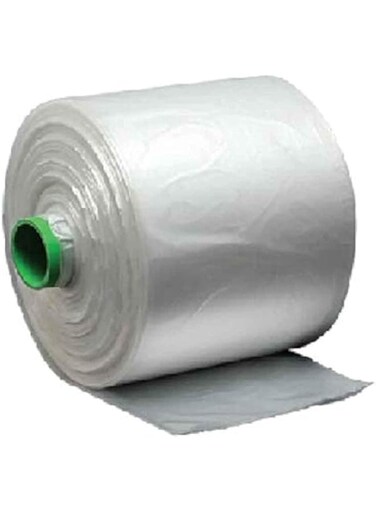 plastic produce bag roll Grocery Supermarket Kitchen on Roll, Clear Food Storage Bags, 30cm x 45cm