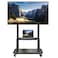 Mobile TV Trolley with Mount For 32-70 Inch LED LCD Oled Flat Curved Screen Floor TV Cart Portable Rolling TV Monitor Shelf with Heavy Duty Base Max VESA 600x400MM